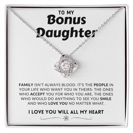 Bonus Daughter - I Love You - Necklace