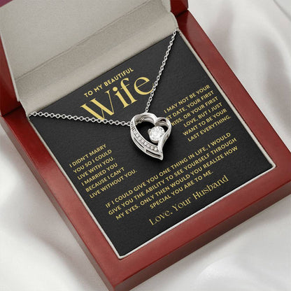 To My Wife - "How Special You Are To Me" Necklace