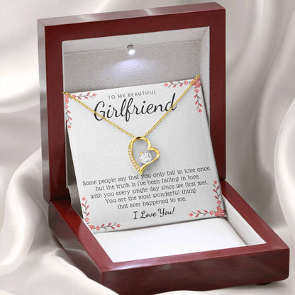 To My Girlfriend - Falling In Love Necklace