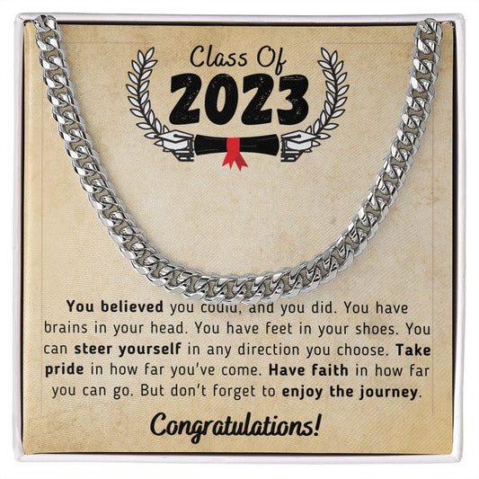 Graduation - Cuban Link Chain - Class Of 2023