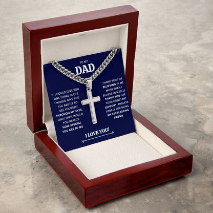 To My Dad - Special - Cross Link Chain