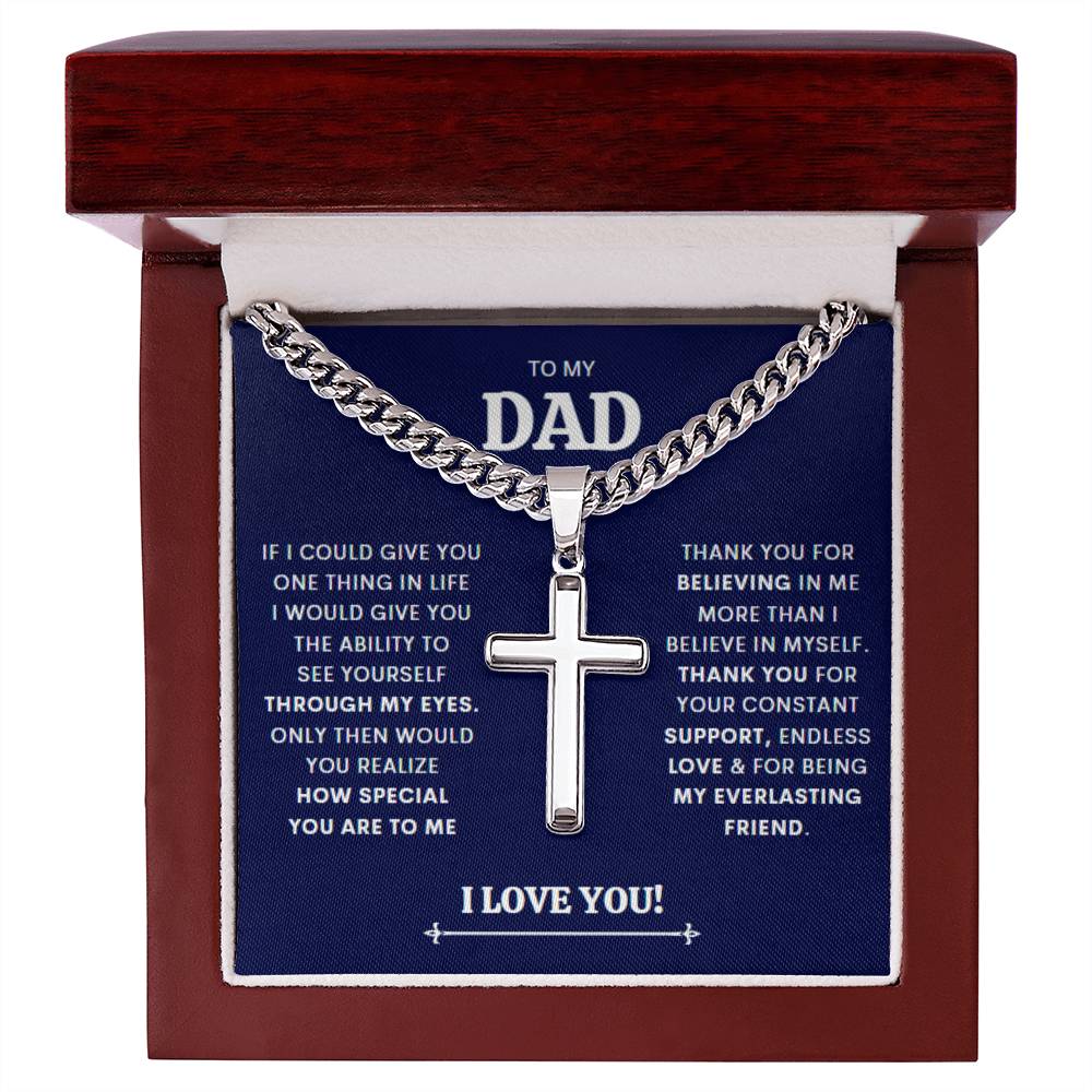 To My Dad - Special - Cross Link Chain