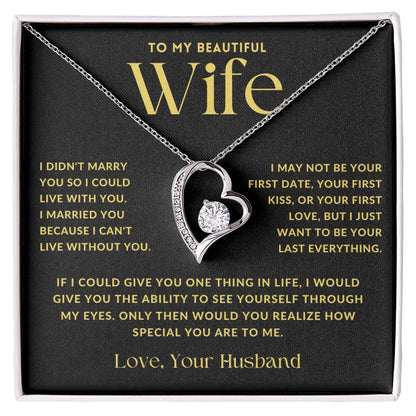 To My Wife - "How Special You Are To Me" Necklace