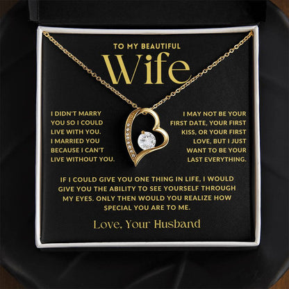 To My Wife - "How Special You Are To Me" Necklace