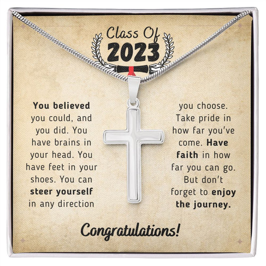 Graduation Class Of 2023 - Have Faith - Cross Necklace