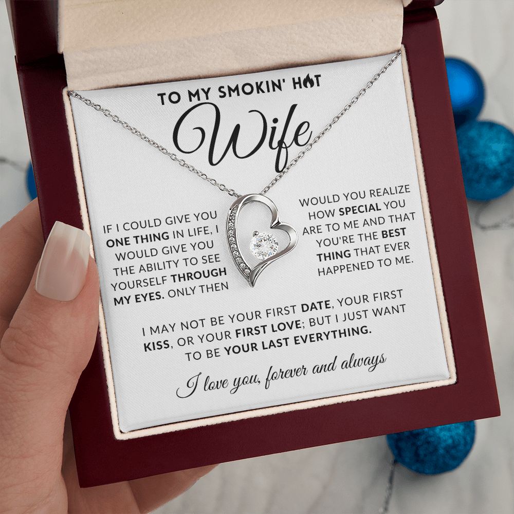 To My Wife - Love You Forever & Always - Forever Love Necklace