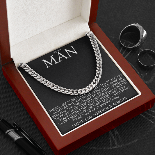 To My Man - Love You Forever Chain Necklace