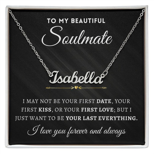 Personalized Name Necklace - Soulmate Name Necklace